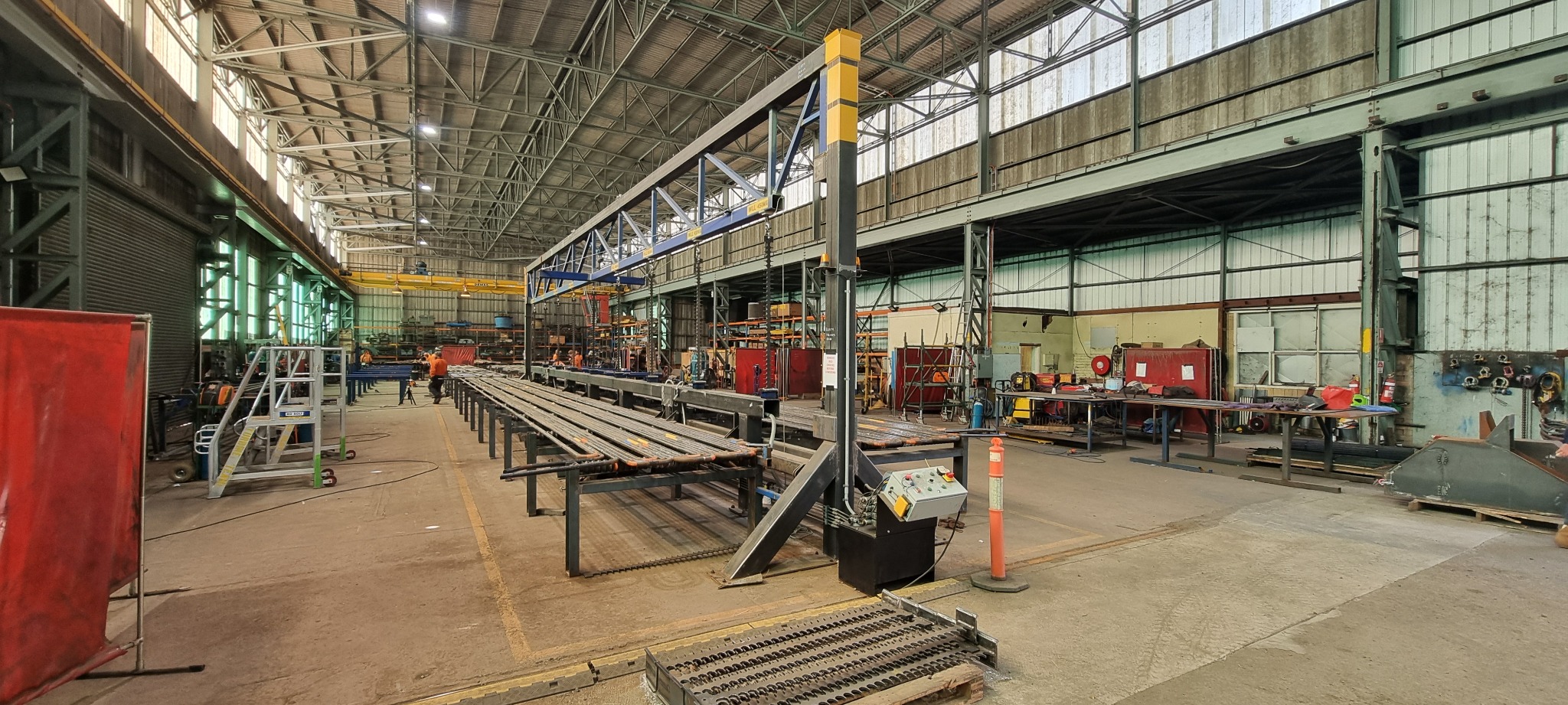 Economiser bundle fabrication facility